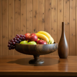 میوه خوری چوب گردو قطر 30